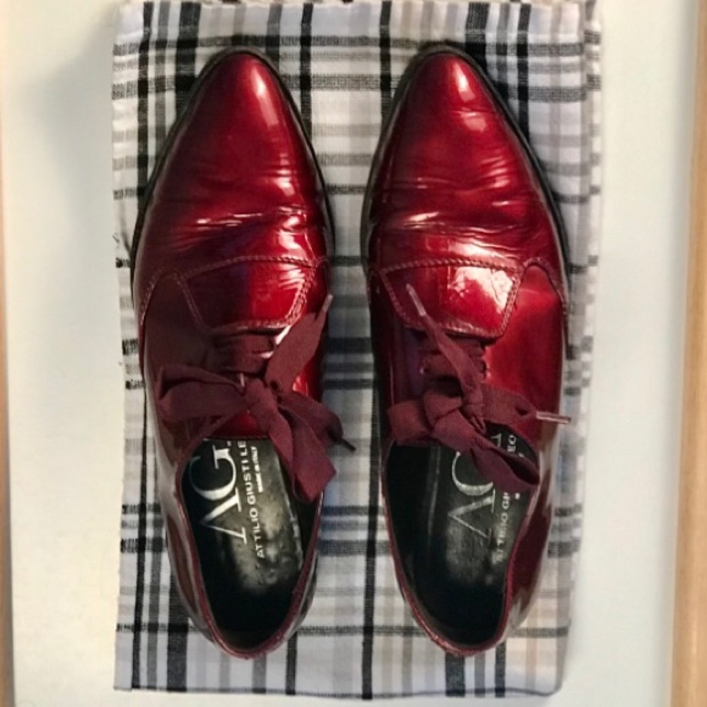 AGL Red Vintage Shoes